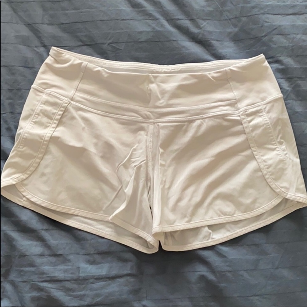 Lululemon white shorts